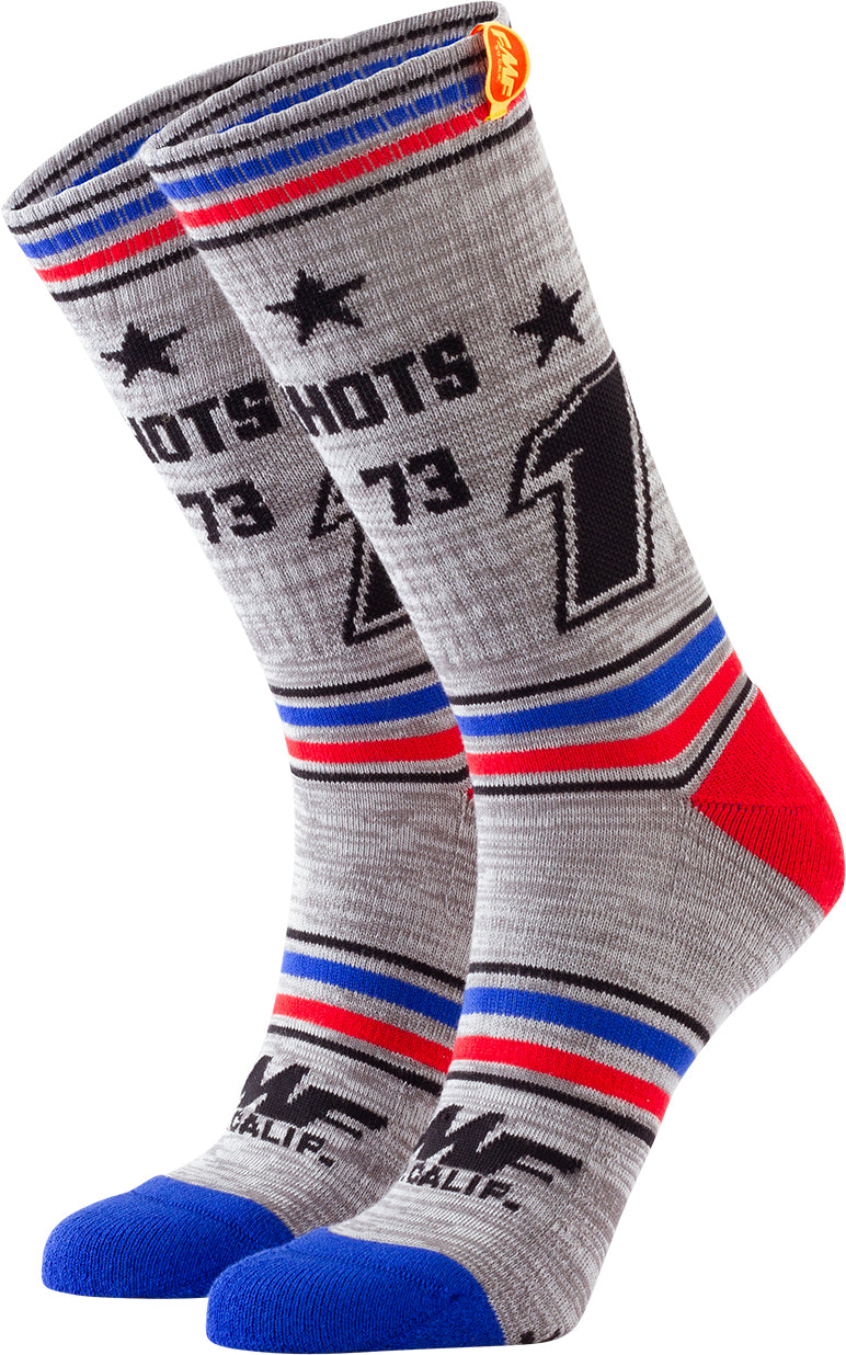 Holeshot Socks Grey Heather