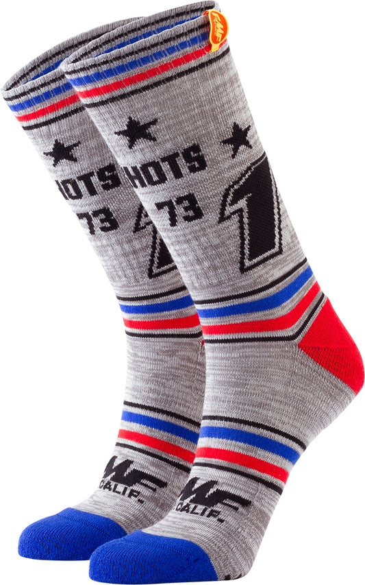 Holeshot Socks Grey Heather