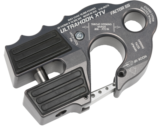 Ultrahook Xtv Winch Shackle Mount Grey