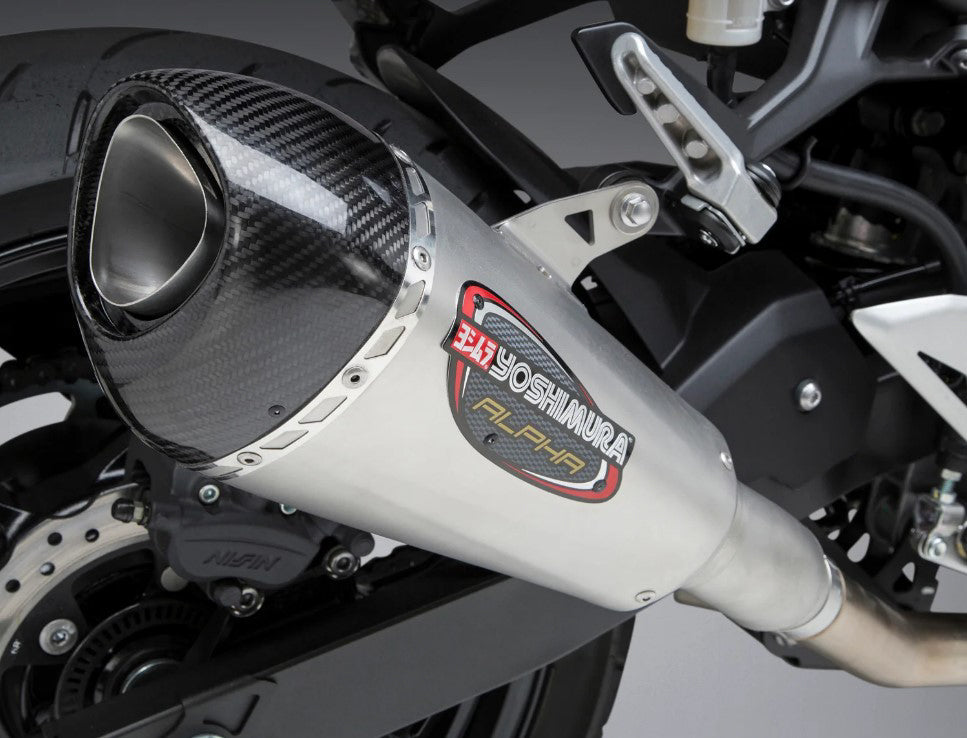 Exhaust Street Alpha T Slip On Ss Ss Cf Works