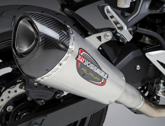 Exhaust Street Alpha T Slip On Ss Ss Cf Works