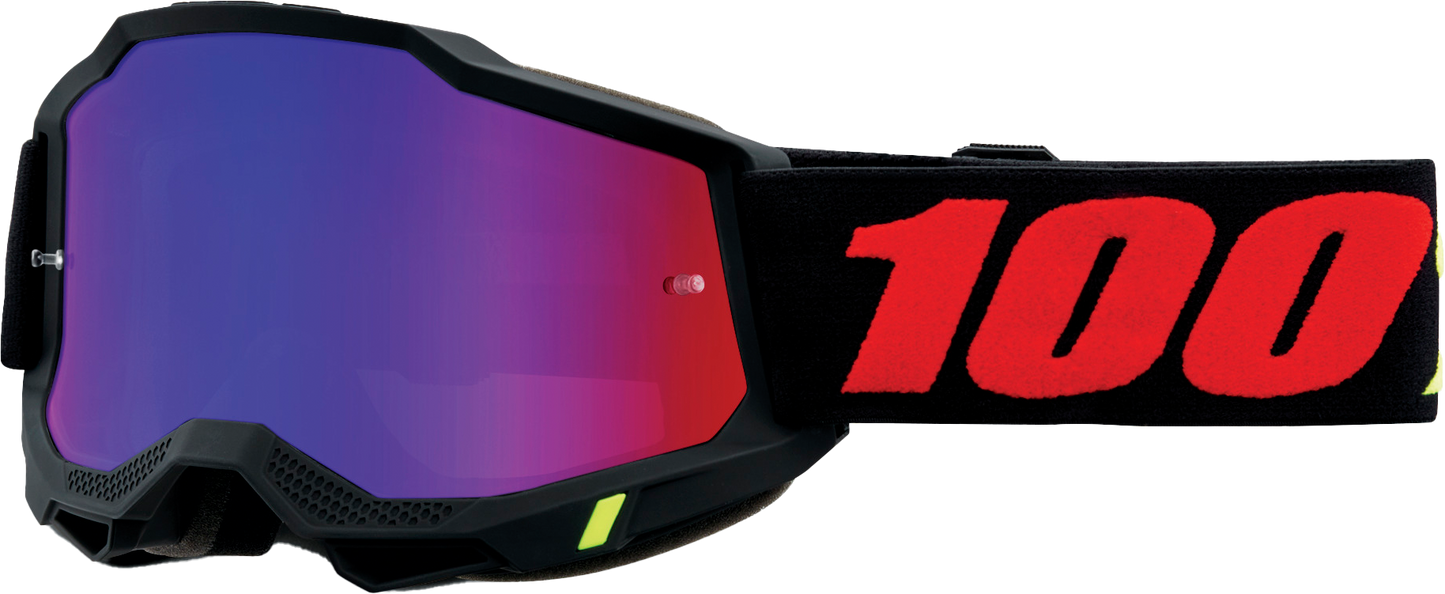 ACCURI 2 GOGGLE MORPHUIS MIRROR RED/BLUE LENS