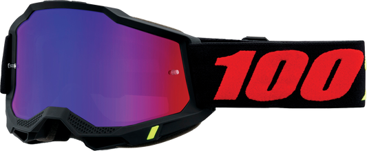 ACCURI 2 GOGGLE MORPHUIS MIRROR RED/BLUE LENS