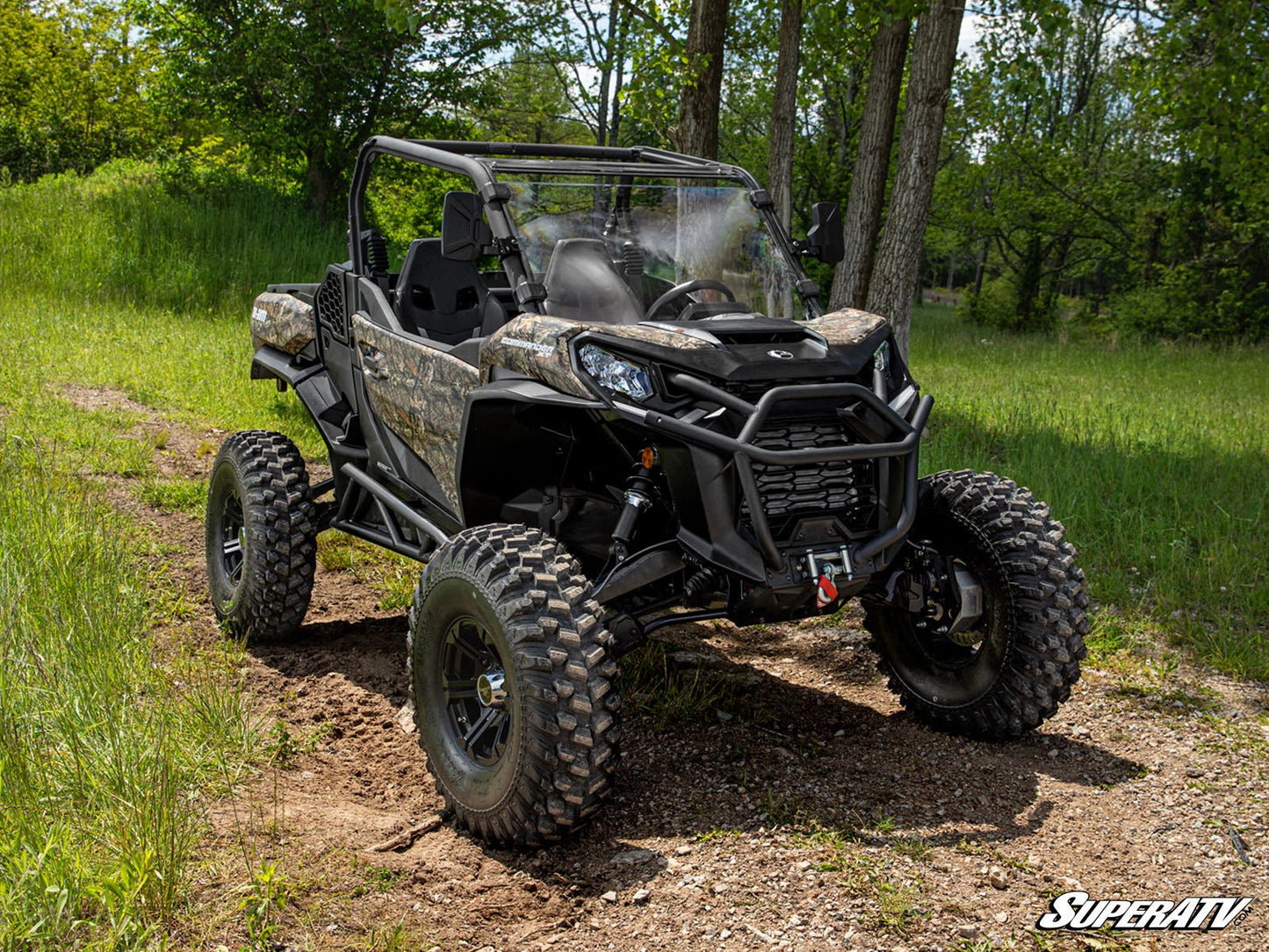 Can-Am Commander Scratch Resistant Full Windshield