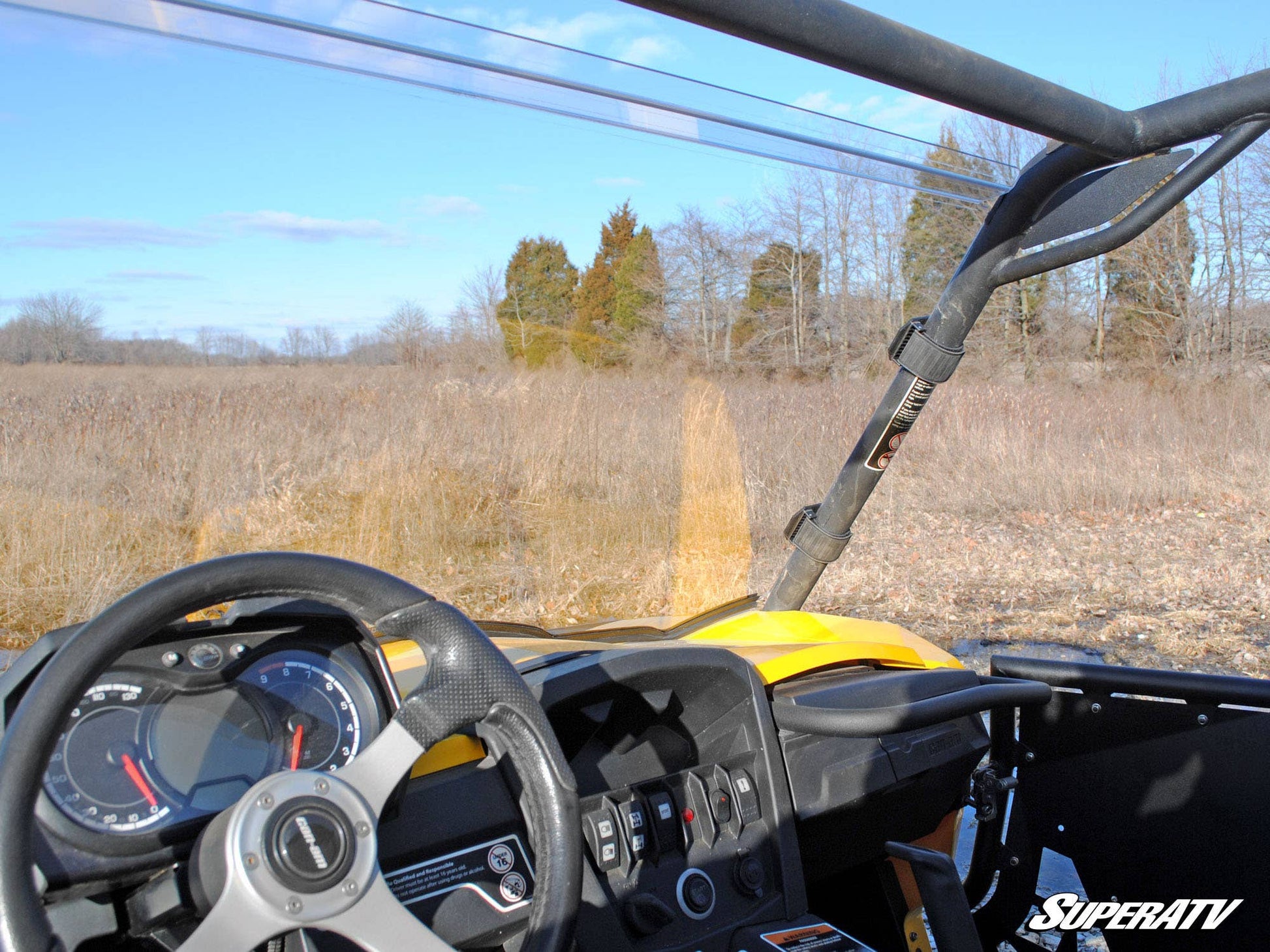 Can-Am Commander Scratch Resistant Full Windshield