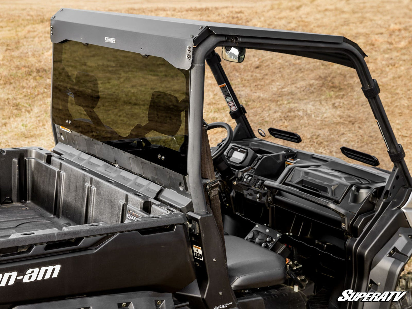 Can-Am Defender Rear Glass Windshield