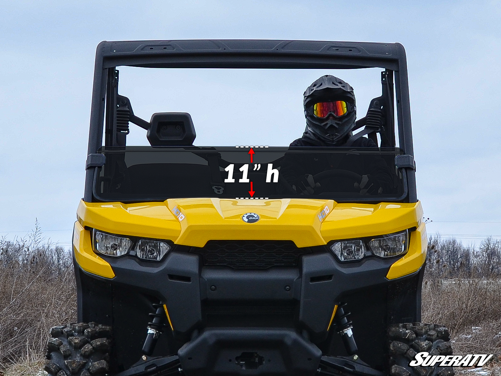 Can-Am Defender Half Windshield