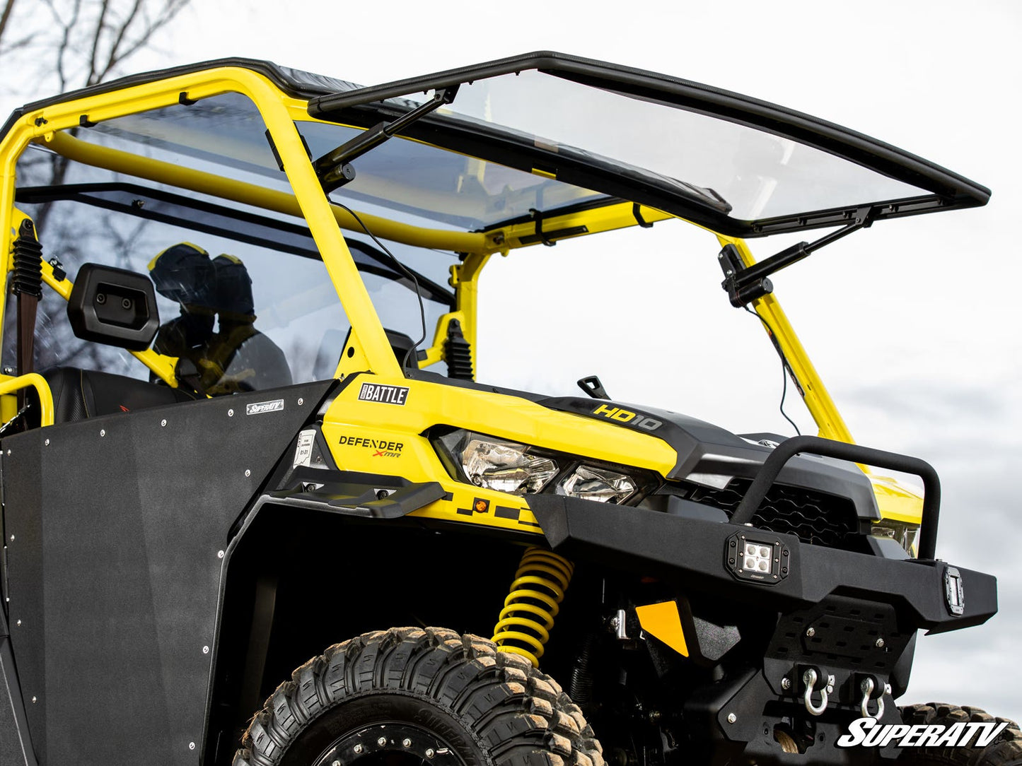 Can-Am Defender MaxDrive Power Flip Windshield