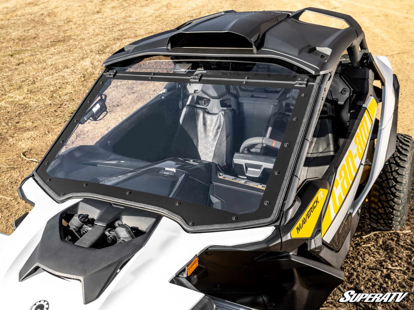 Can-Am Maverick R MaxDrive Power Flip Windshield