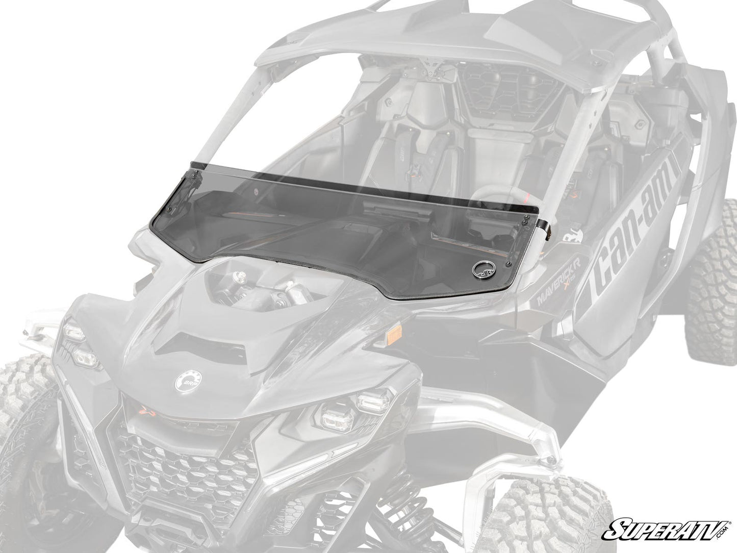 Can-Am Maverick R Scratch-Resistant Half Windshield