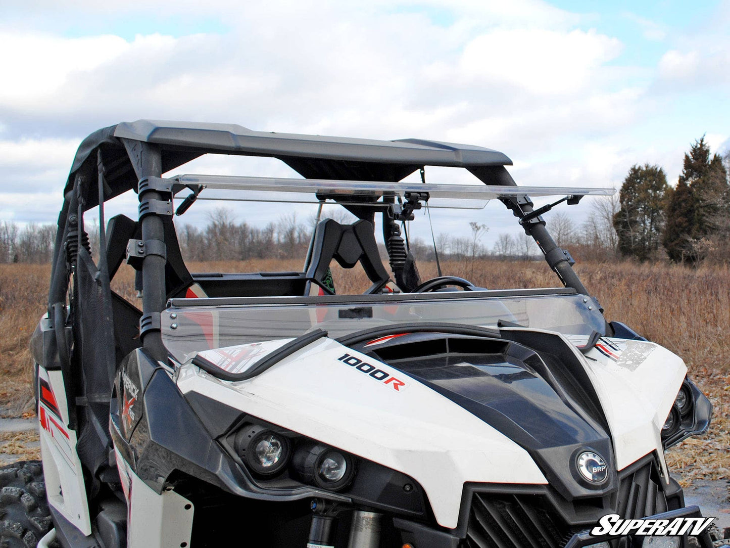 Can-Am Maverick Scratch Resistant Flip Windshield