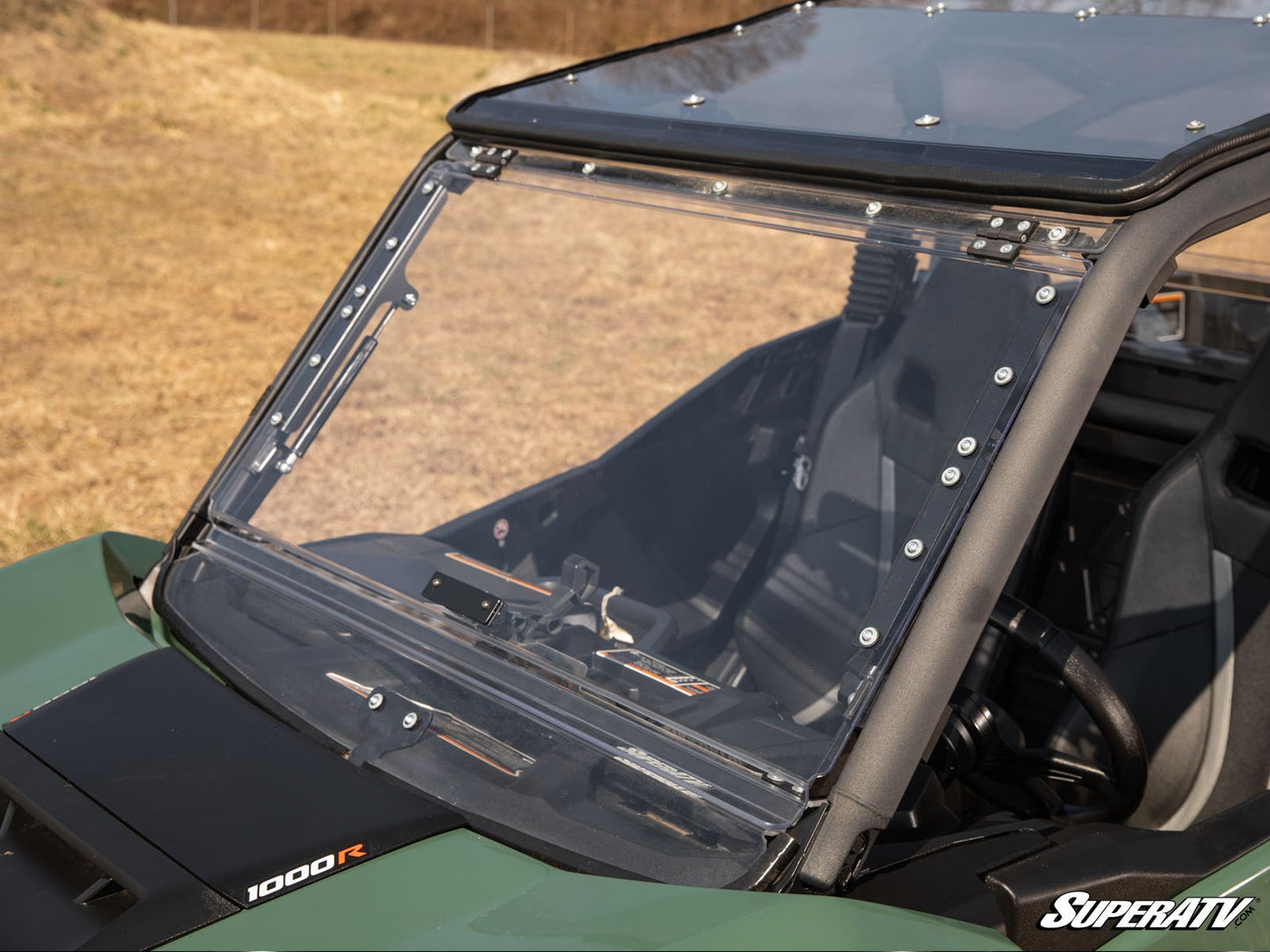 Can-Am Maverick Sport Scratch Resistant Flip Windshield