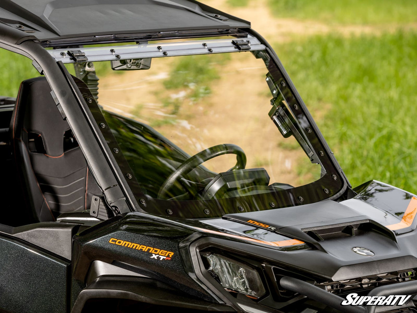 Can-Am Commander MaxDrive Power Flip Windshield