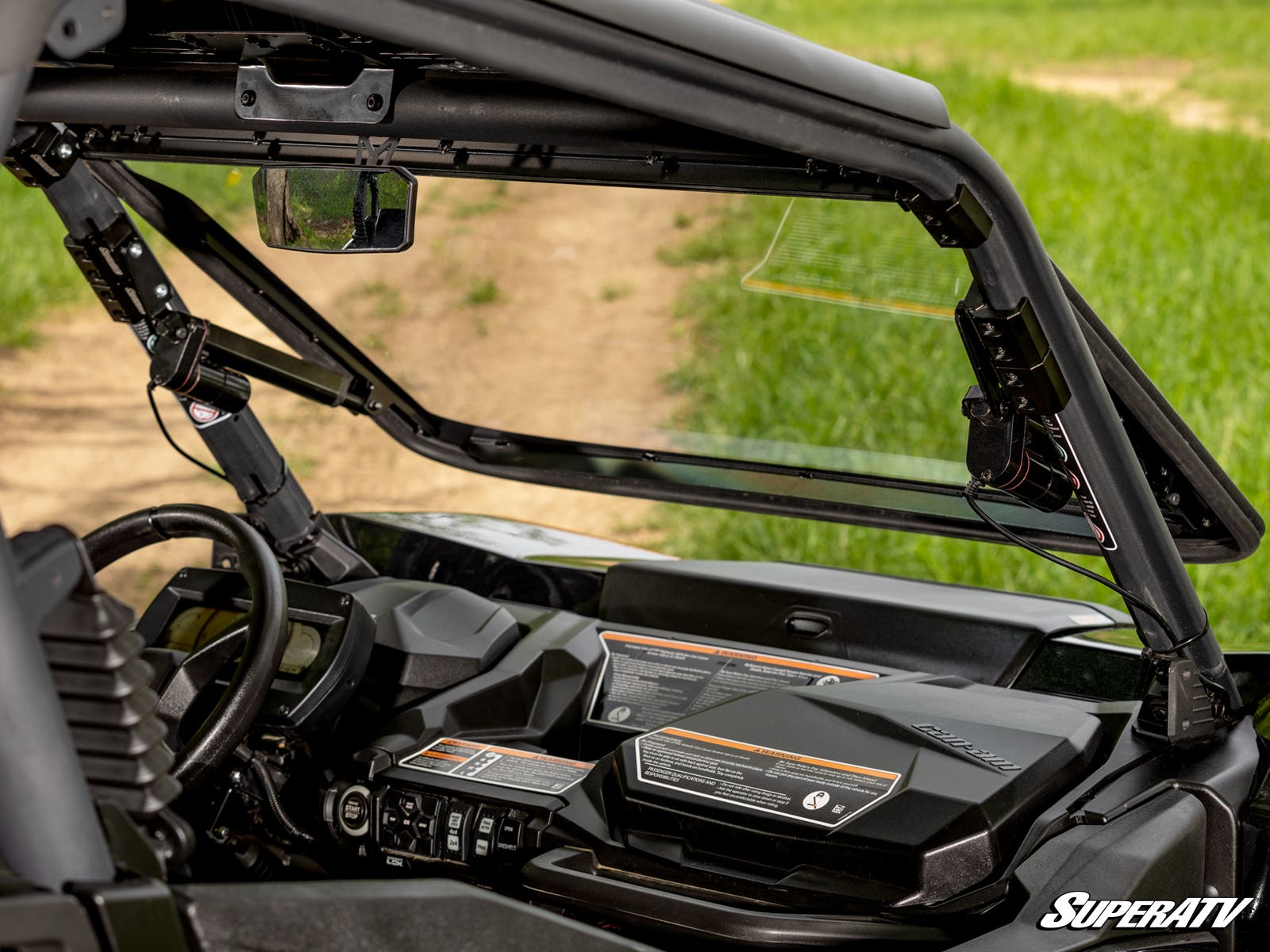 Can-Am Maverick Sport MaxDrive Power Flip Windshield