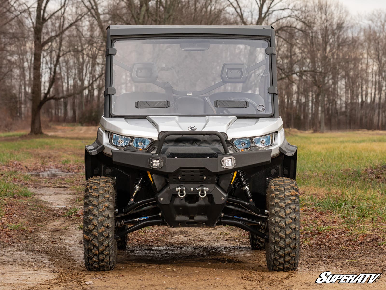 Can-Am Defender Scratch Resistant Vented Full Windshield