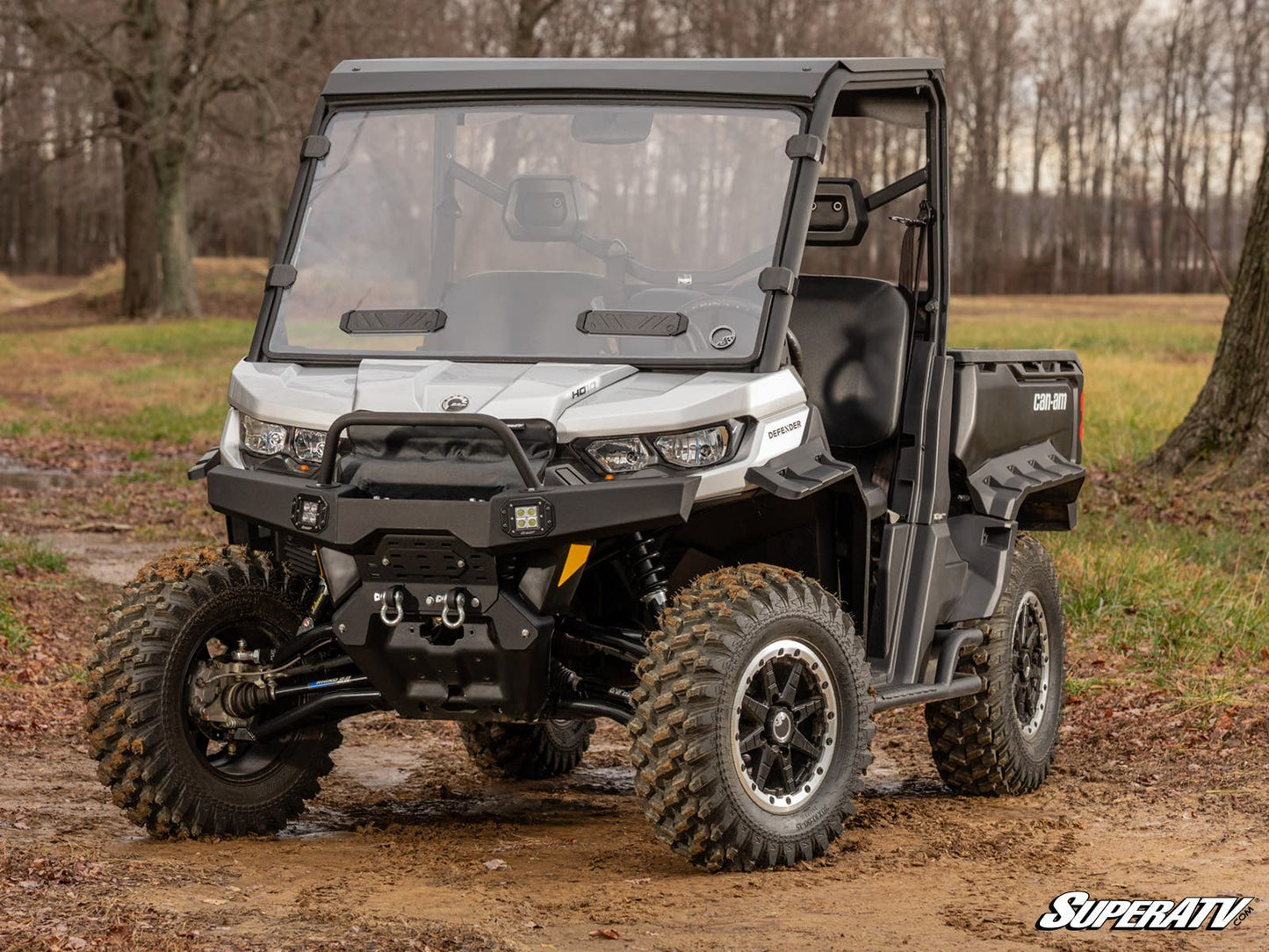 Can-Am Defender Scratch Resistant Vented Full Windshield