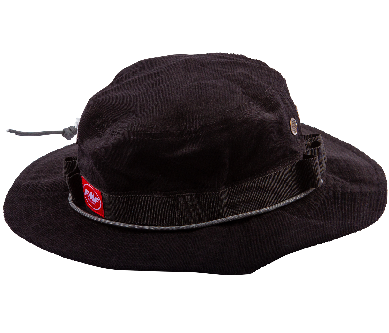 Cord Bucket Hat Black Os