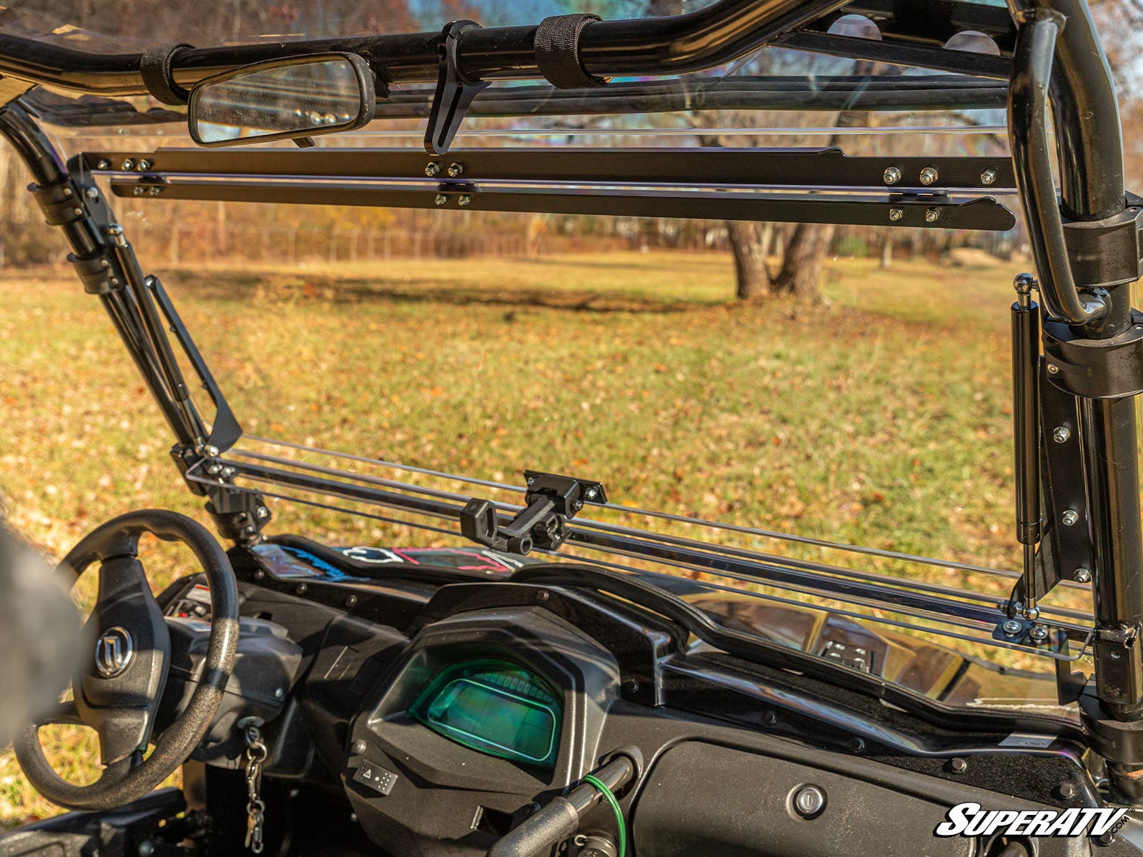 CFMOTO UForce 800 Scratch-Resistant Flip Windshield