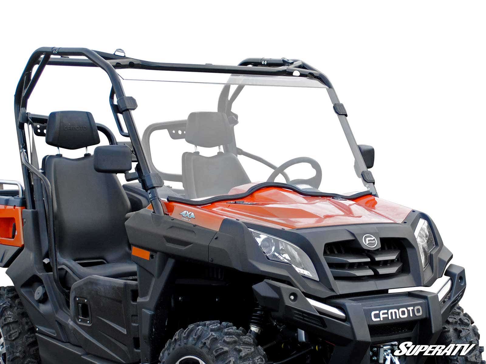 CFMOTO UForce 800 Full Windshield—Scratch-Resistant