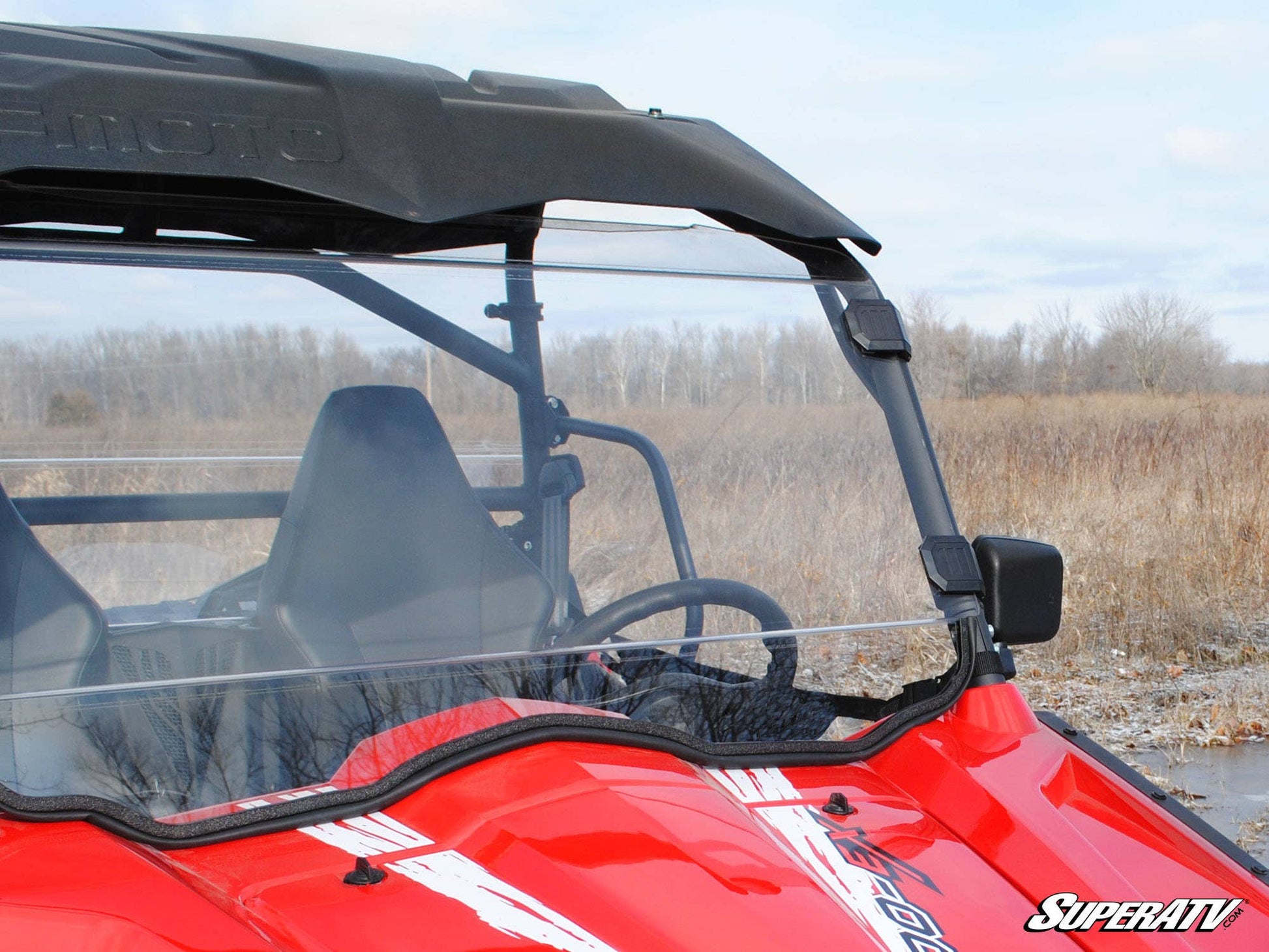 CFMOTO ZForce 500 Scratch-Resistant Full Windshield