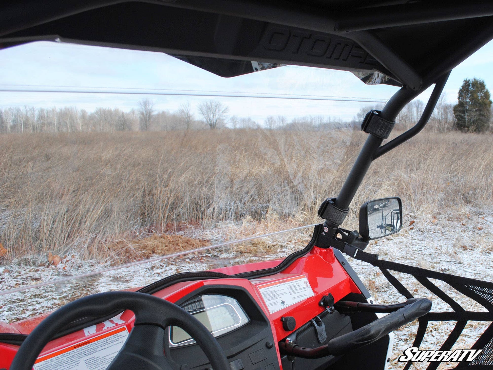 CFMOTO ZForce 500 Scratch-Resistant Full Windshield