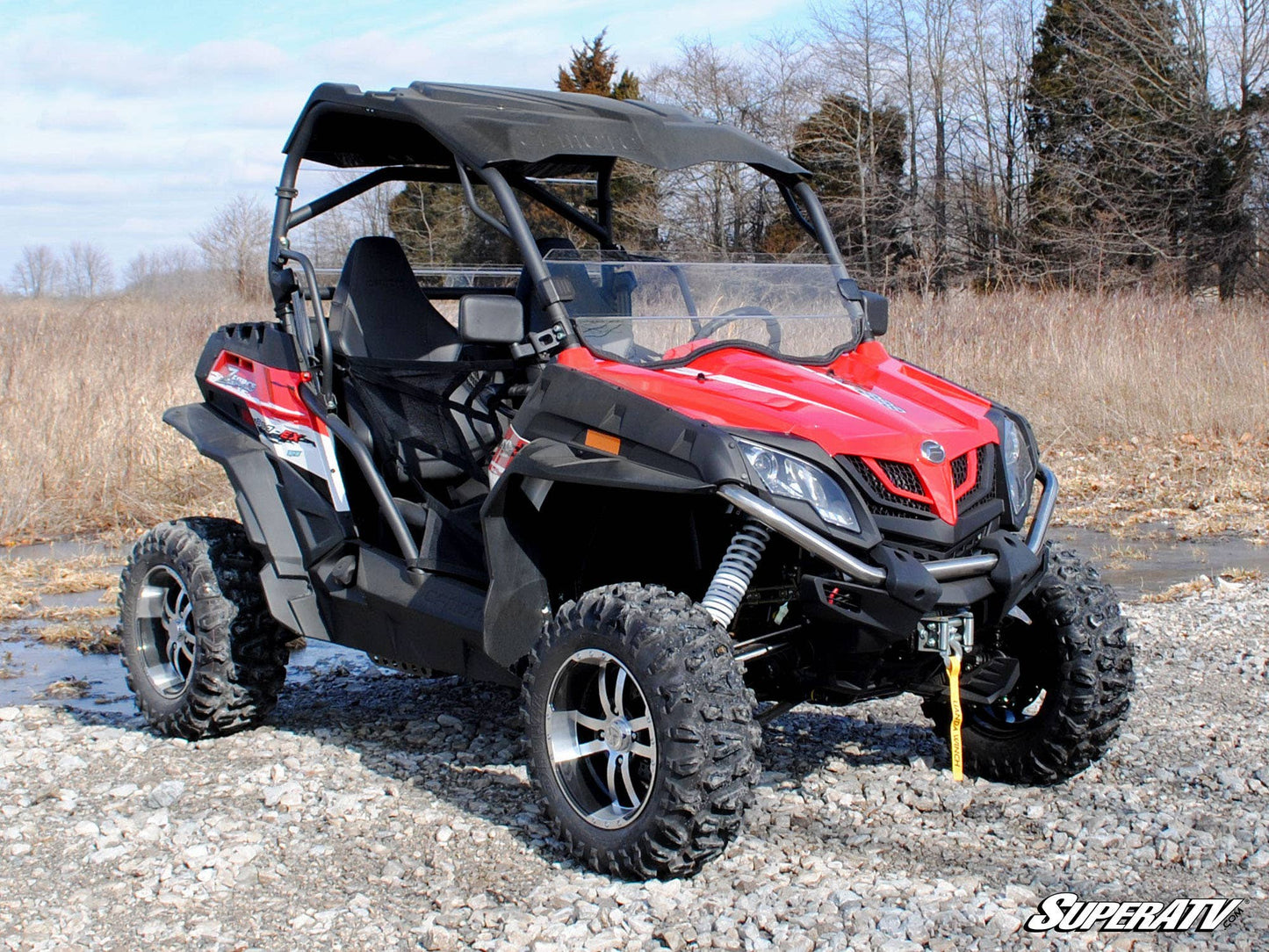 CFMOTO ZForce 500 Scratch-Resistant Half Windshield