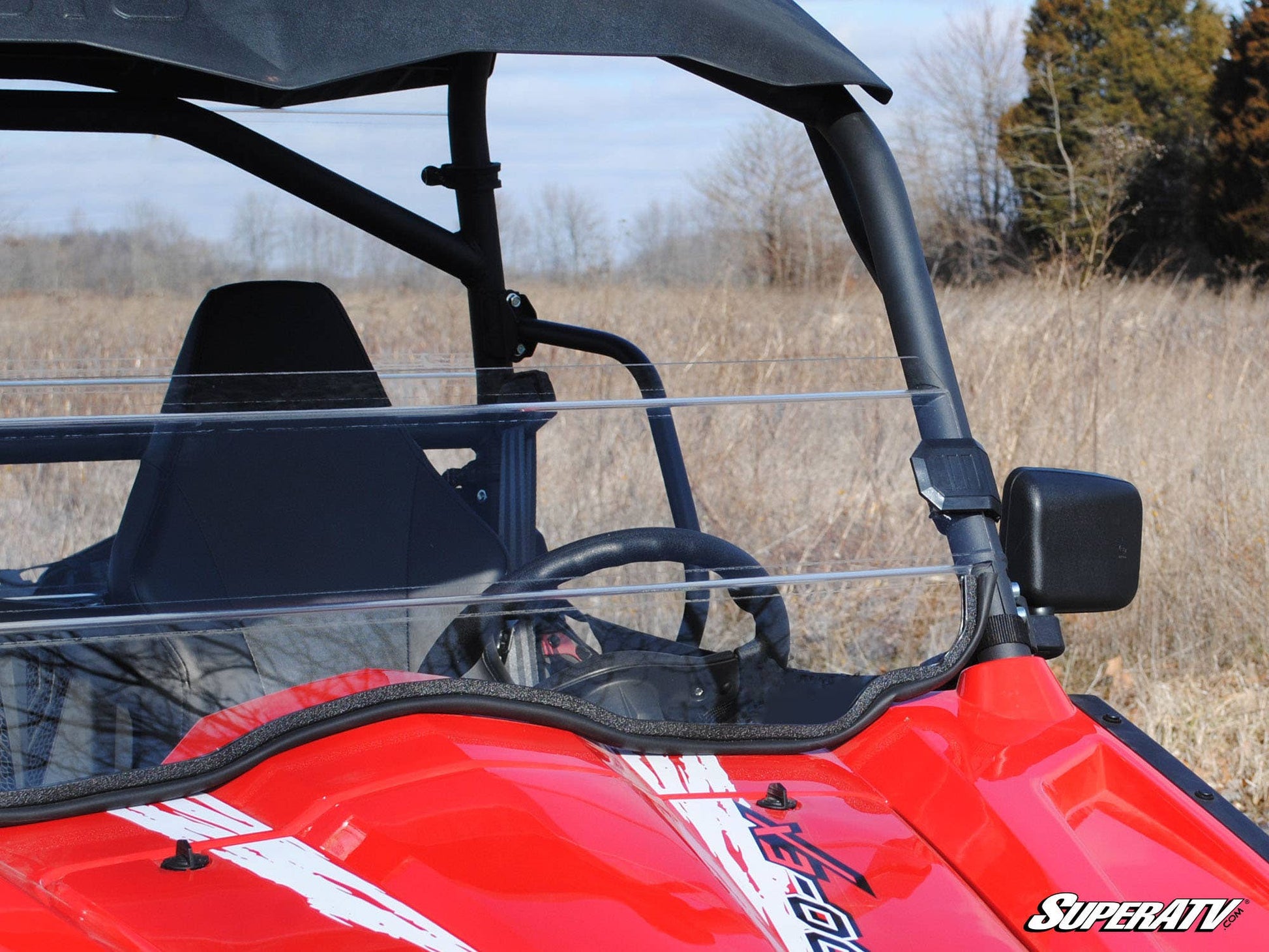 CFMOTO ZForce 500 Scratch-Resistant Half Windshield