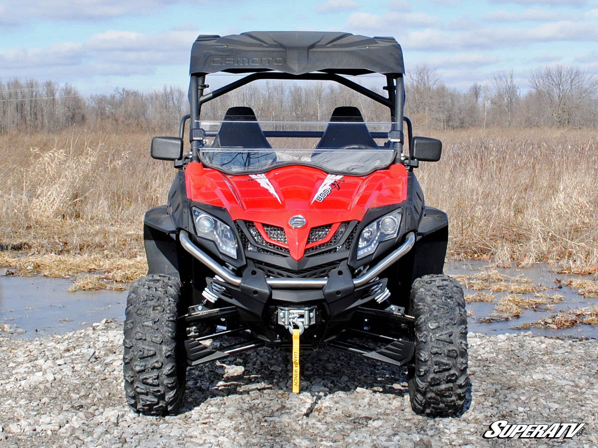 CFMOTO ZForce 800 Scratch-Resistant Half Windshield