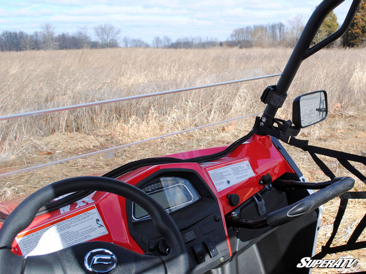 CFMOTO ZForce 500 Scratch-Resistant Half Windshield