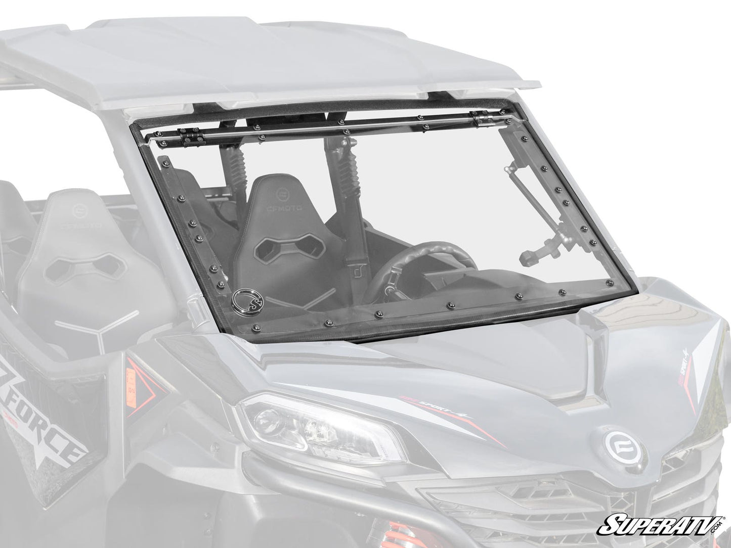 CFMOTO ZForce 800 Trail Scratch-Resistant Flip Windshield