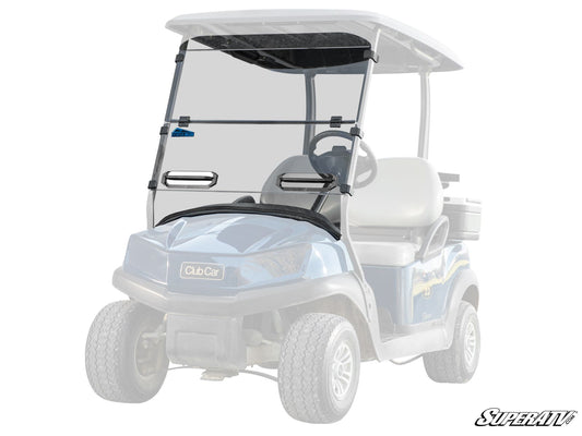 Corsa Blue Club Car Tempo Vented Flip Down Windshield