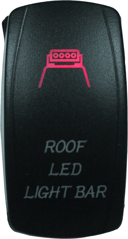 DragonFire Racing Lighted Switch Roof Led On/Off Red