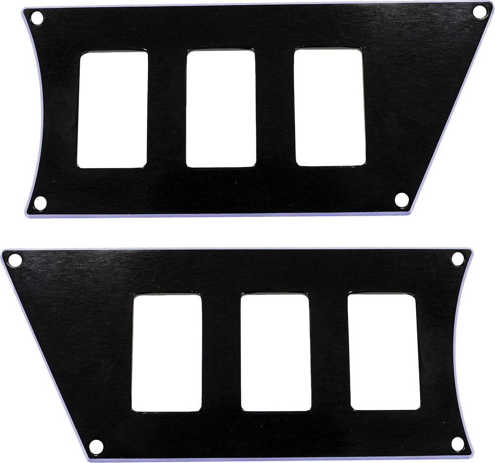 Dash 6 Switch Plate (Black)