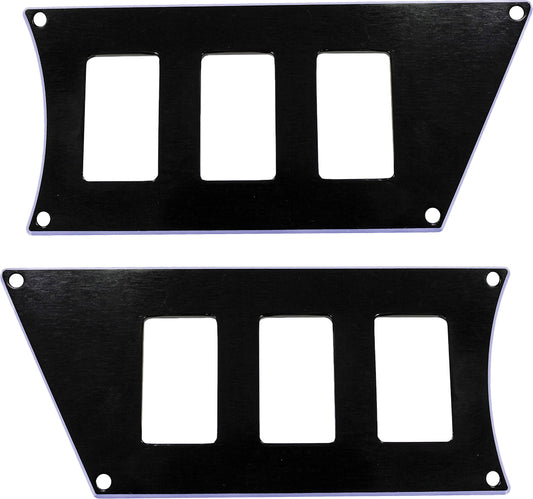 Dash 6 Switch Plate (Black)
