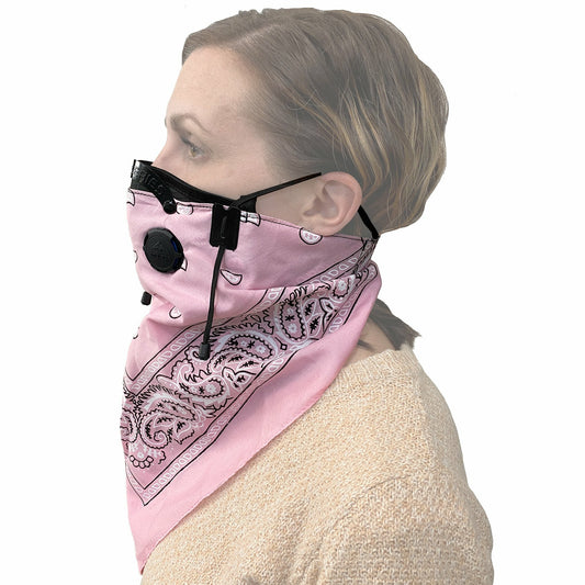 Dust Mask Bandanna Pink