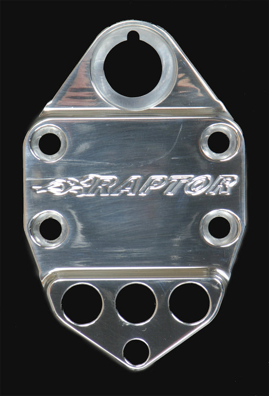 Handlebar Clamp W/Key & Lights (Polished Logo)