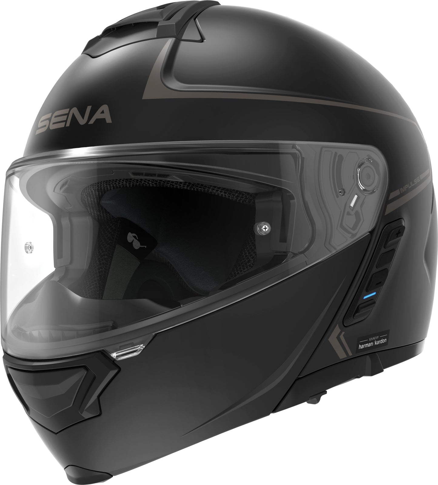 Impulse Flip Up Helmet Matte Black Lg