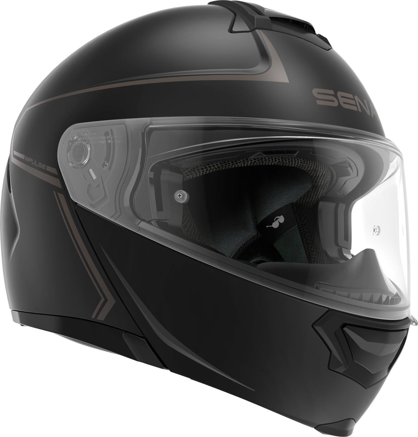 Impulse Flip Up Helmet Matte Black Sm