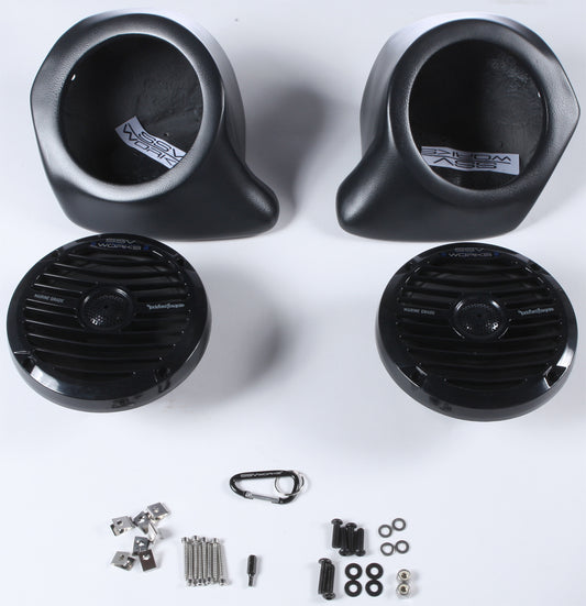 Ssv Works Frt Kick Spkrs Yam Yxz1000 Rockford Spkr