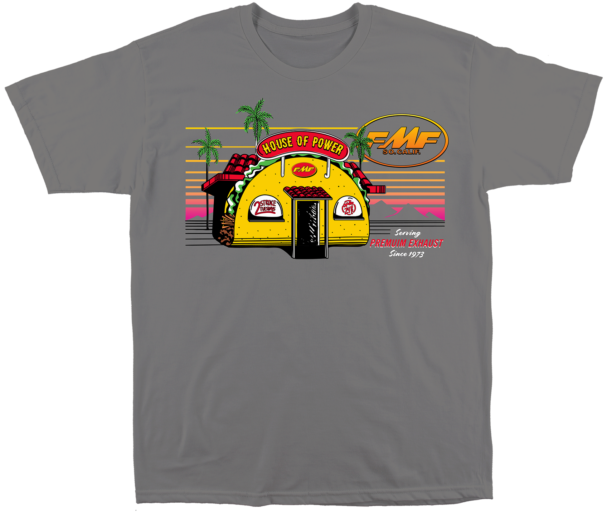 Casa De Tacos Tee Medium Grey Lg