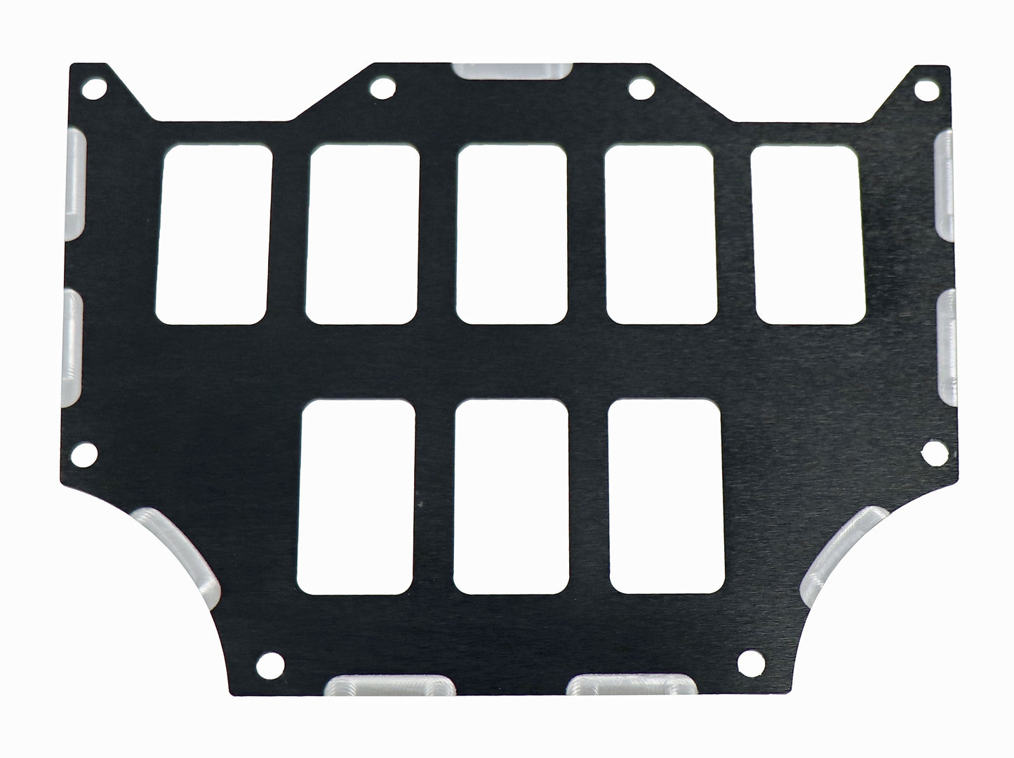 Switch Panel Center 8 Position Black Hon
