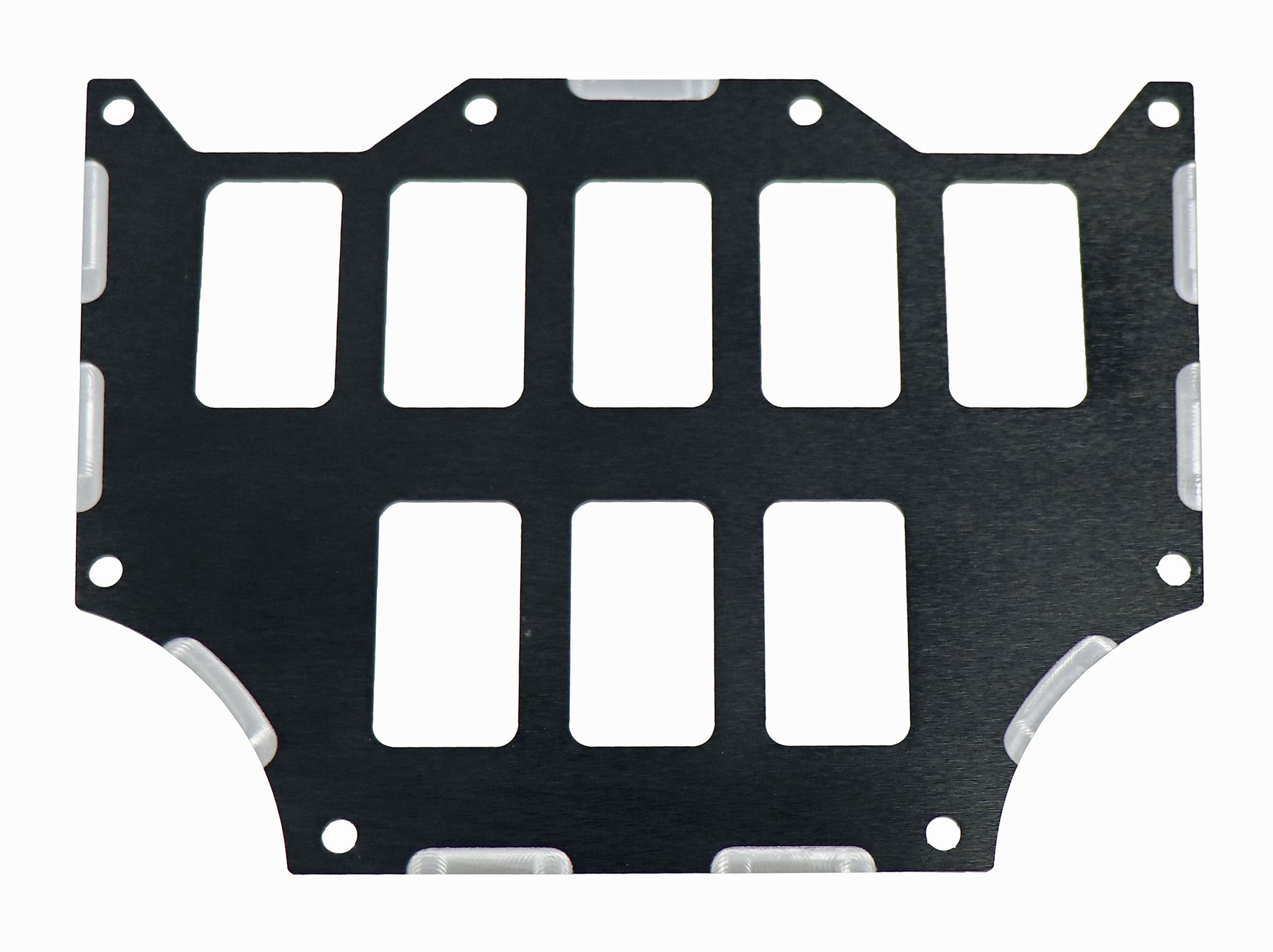 Switch Panel Center 8 Position Black Hon