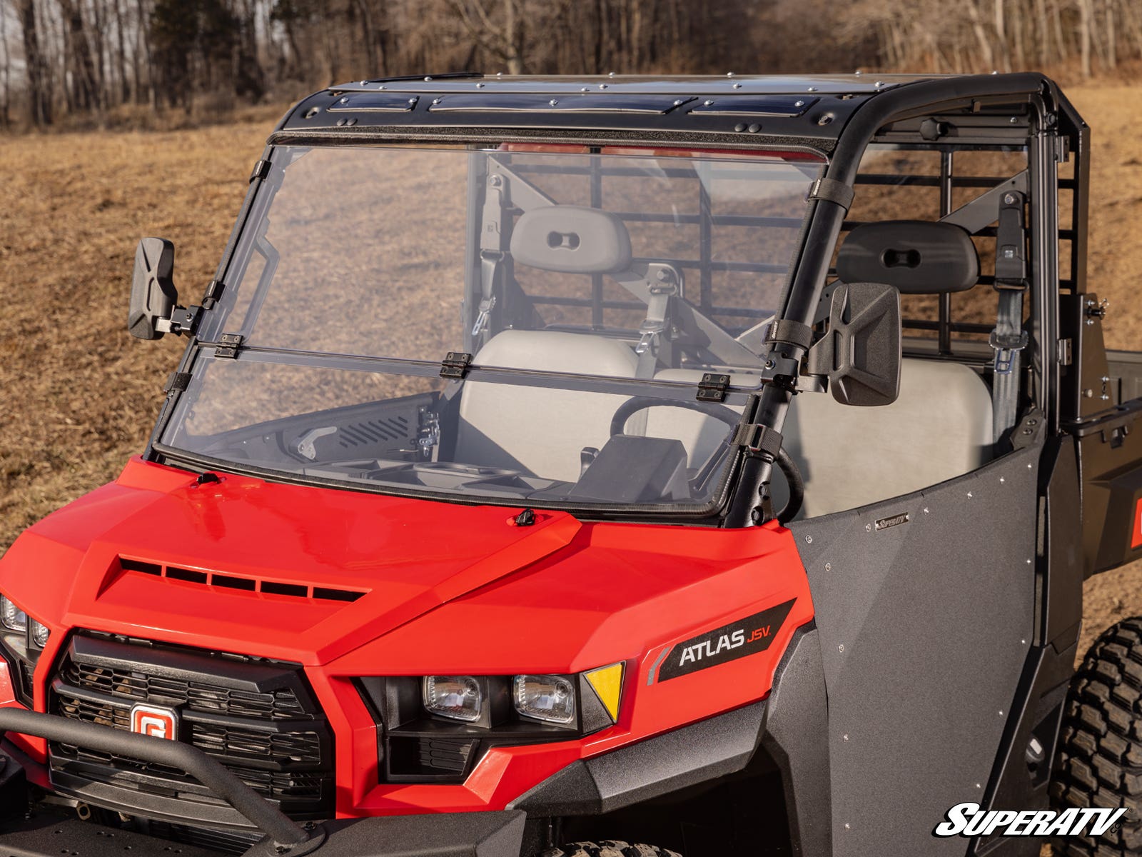 Gravely Atlas JSV Scratch-Resistant Flip Down Windshield