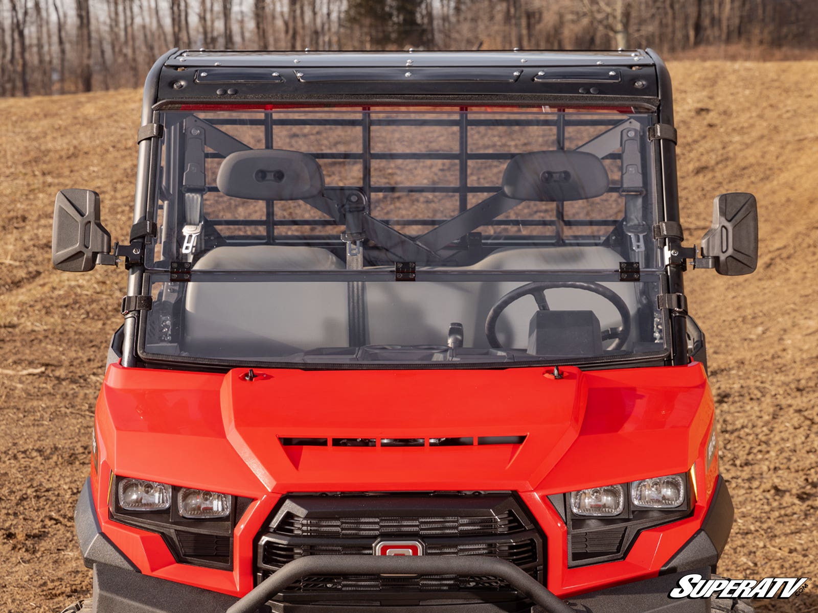 Gravely Atlas JSV Scratch-Resistant Flip Down Windshield