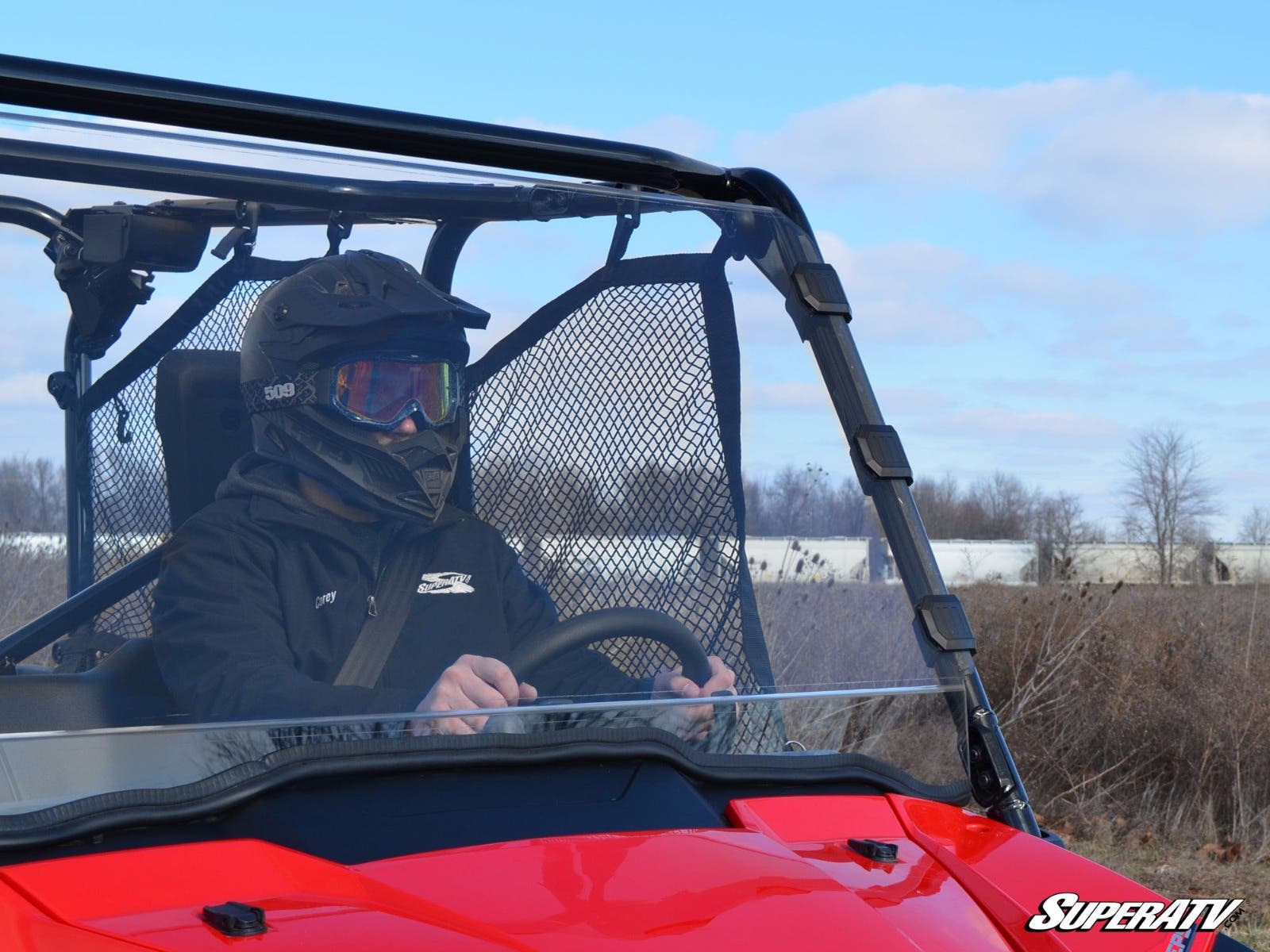 Honda Pioneer 1000 Scratch Resistant Full Windshield