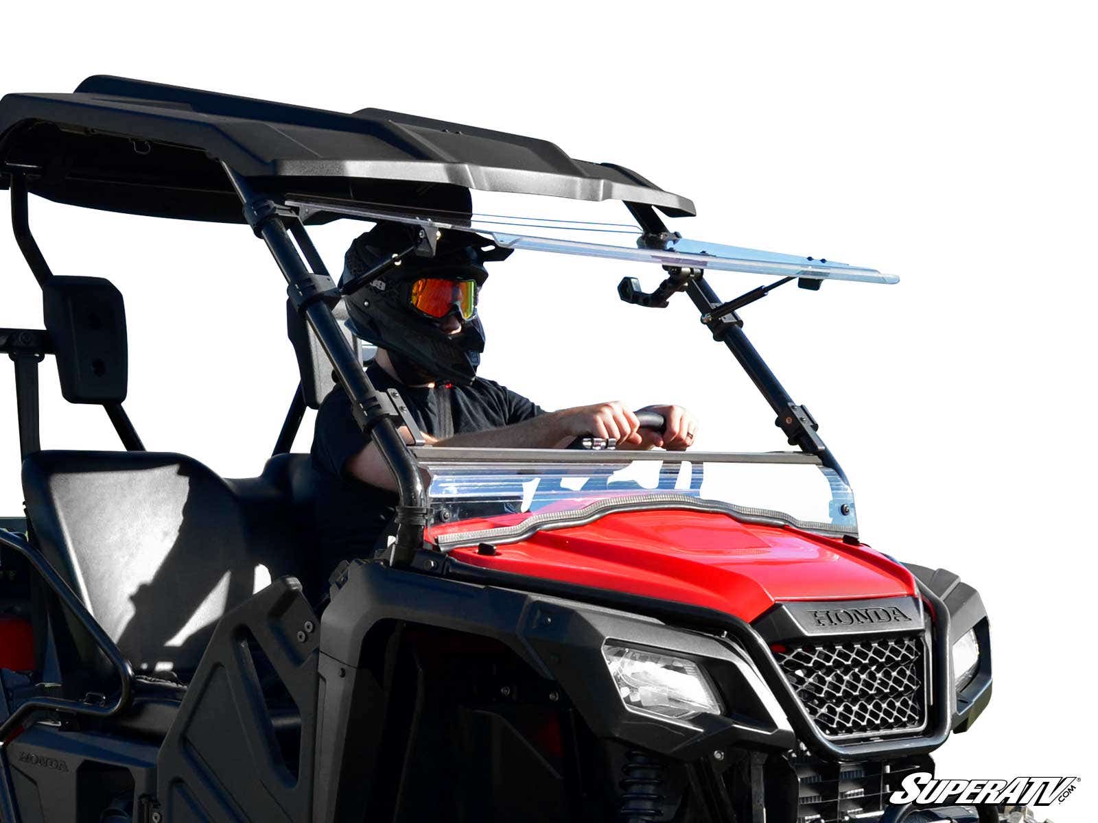 Honda Pioneer 500 Scratch Resistant Flip Windshield