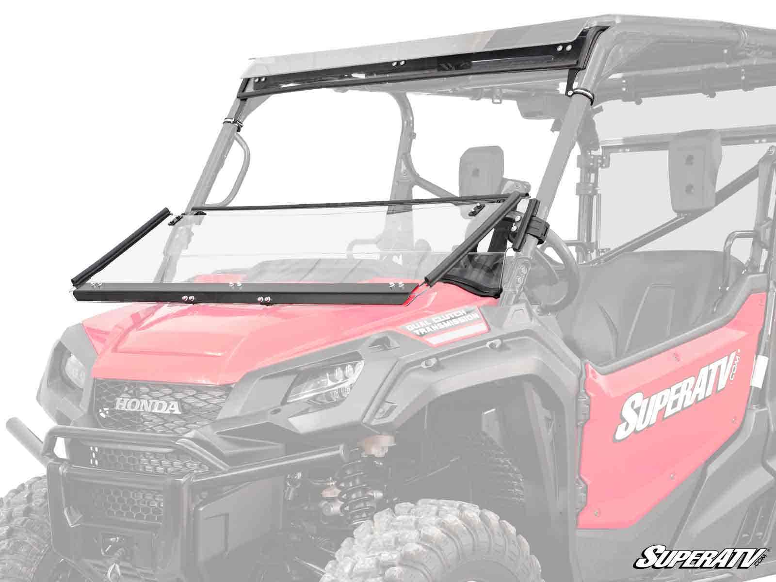 Honda Pioneer 1000 Scratch-Resistant 3-in-1 Windshield