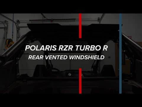 Polaris RZR Turbo R Rear Vented Windshield