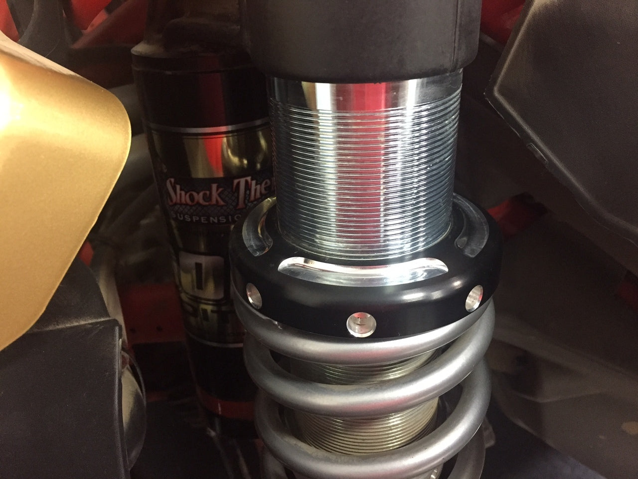 Billet Pre Load Nut installed on an X3