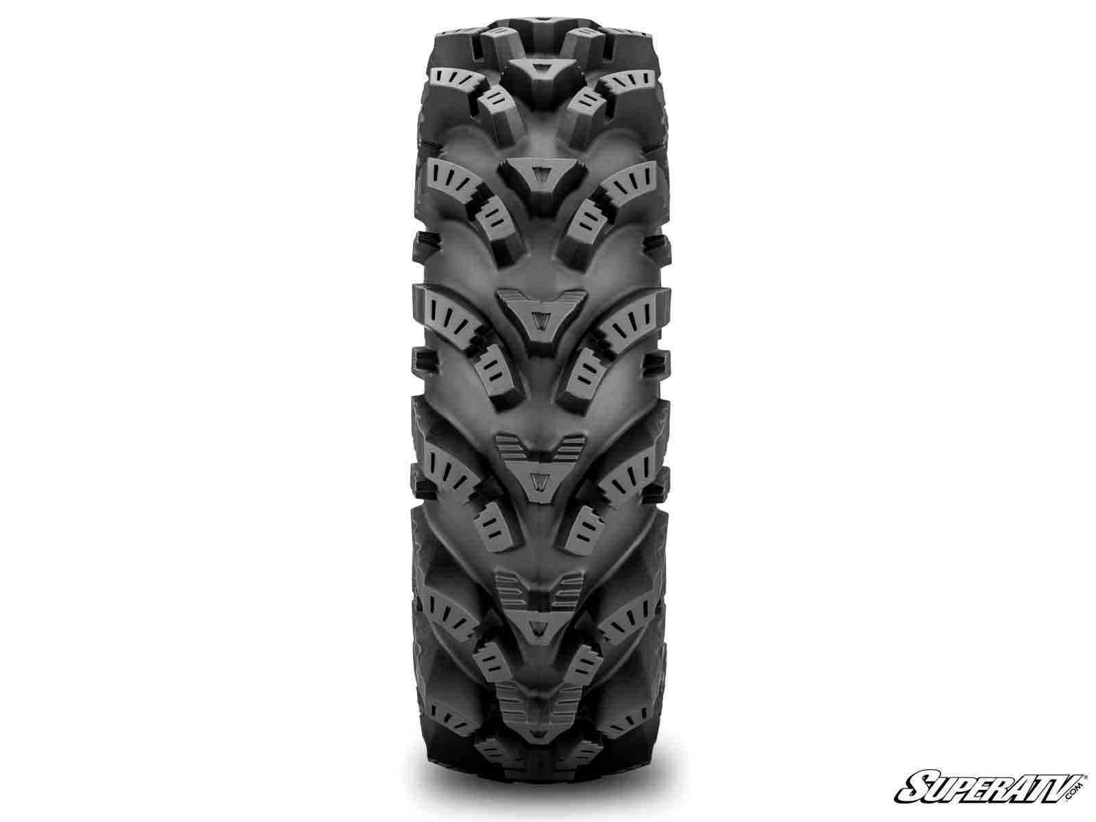 Intimidator Tires 34x10.5x14 on 15" Healy Lock Series Wheels 4/137 Pattern